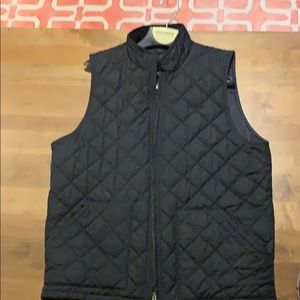 Men’s Barbour vest.  Diamond pattern stitching.